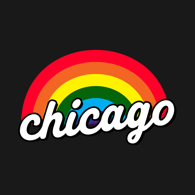 Chicago Gay Pride Rainbow by McNutt