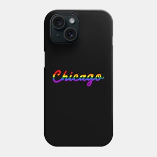 Chicago Pride Fest Rainbow Flag LGBTQ Phone Case
