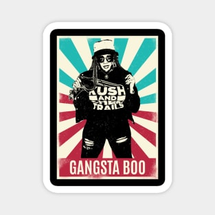 Vintage Retro Gangsta Boo Magnet