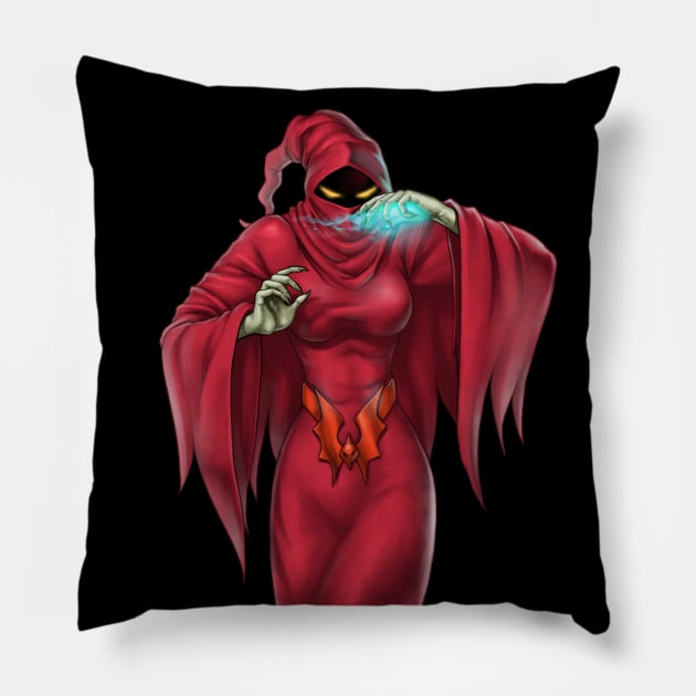 Shadow weaver Pillow by ekkimu