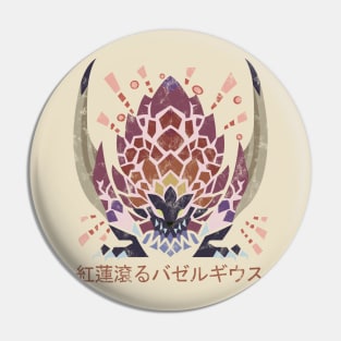 Seething Bazelgeuse Monster Hunter World Iceborne Kanji Pin