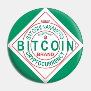 Bitcoin Bullish Label Pin