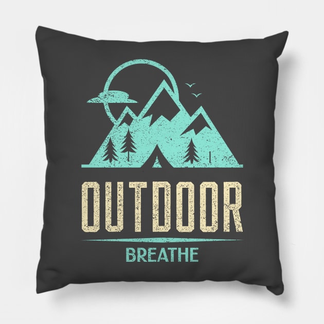 Outdoor Breathe Pillow by The Bunni Burrow