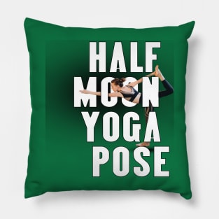 Half moon yoga pose Pillow