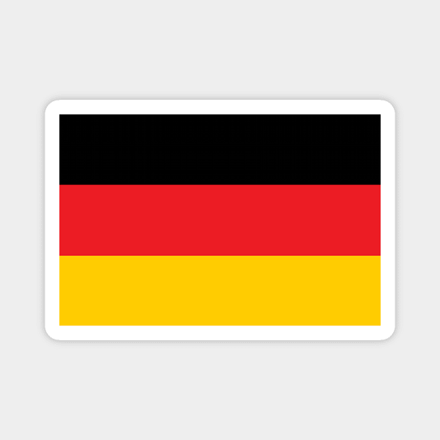 German Flag Magnet by designseventy