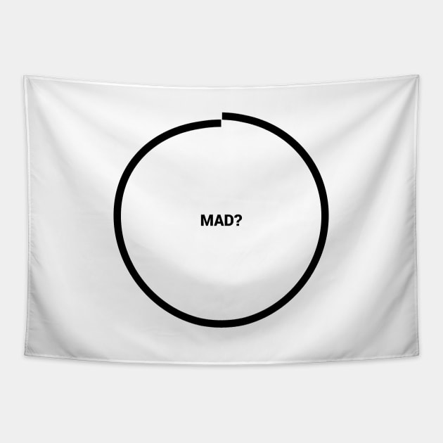 Dramabite Mad? Tapestry by dramabite