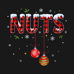 Chest Nuts Matching Chestnuts Funny Christmas Couples Nuts T-Shirt