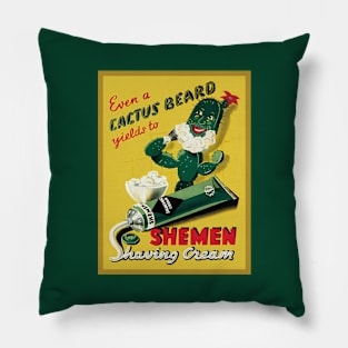 Israel, Poster. Shemen Shaving Cream Pillow