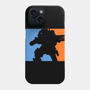 Major League Titan (Titanfall Blue and Orange transparent) Phone Case