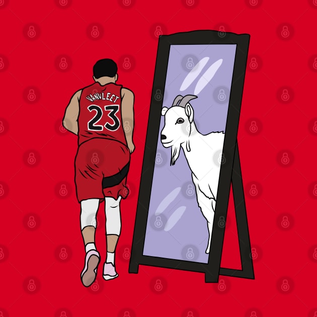 Fred VanVleet Mirror GOAT by rattraptees