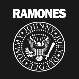 white design of ramones T-Shirt