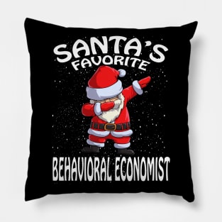 Santas Favorite Behavioral Economist Christmas Pillow