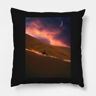 Desert Race Pillow