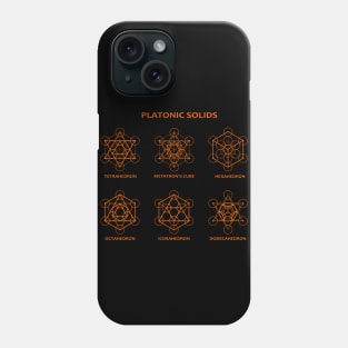 Platonic Solids Phone Case