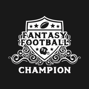 Fantasy Football Champion Shield T-Shirt