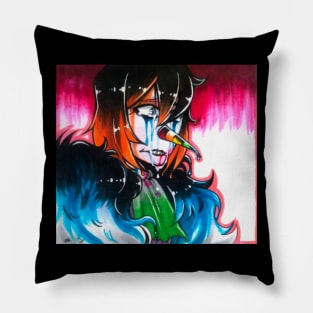 Crying Jack Now, Laughing Jack Later Pillow