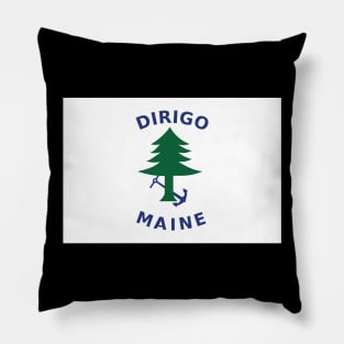 Merchant and Marine Flag of Maine Pillow