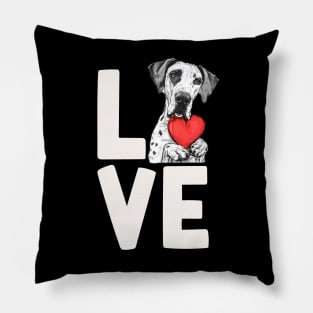 Love Great Dane Pillow