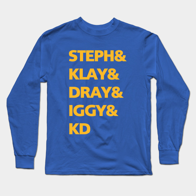 warriors long sleeve shirt