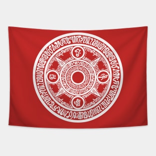 Red Horizon - Nehtali's Spell Circle - White Tapestry