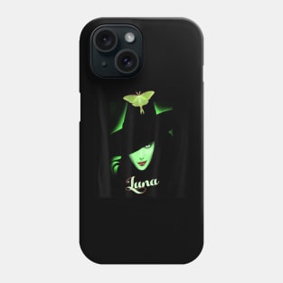 Luna moth witch hat nature butterfly Phone Case