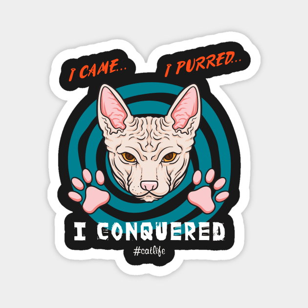 I came, I purred, I conquered Magnet by UmagineArts