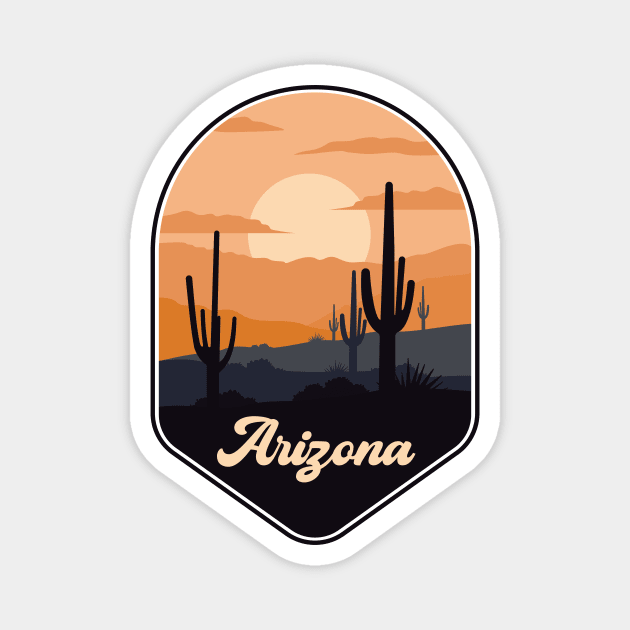 Arizona State Magnet by Mark Studio