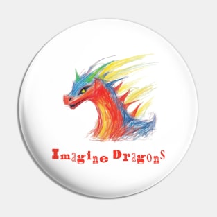 Crayon Dragon Pin