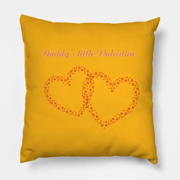 Saying Daddy's little Valentine Pillow by BK55