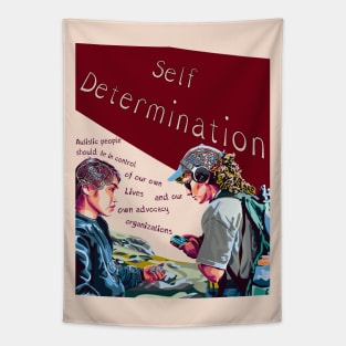 Self Determination Poster Tapestry