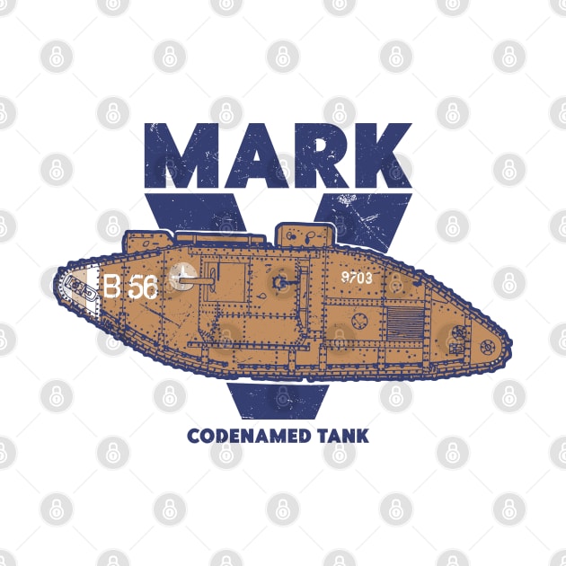 MARK V LANDSHIP - WW1 Tank by Distant War