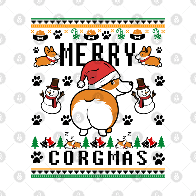 Corgis For Everybody Christmas Sweater by KsuAnn