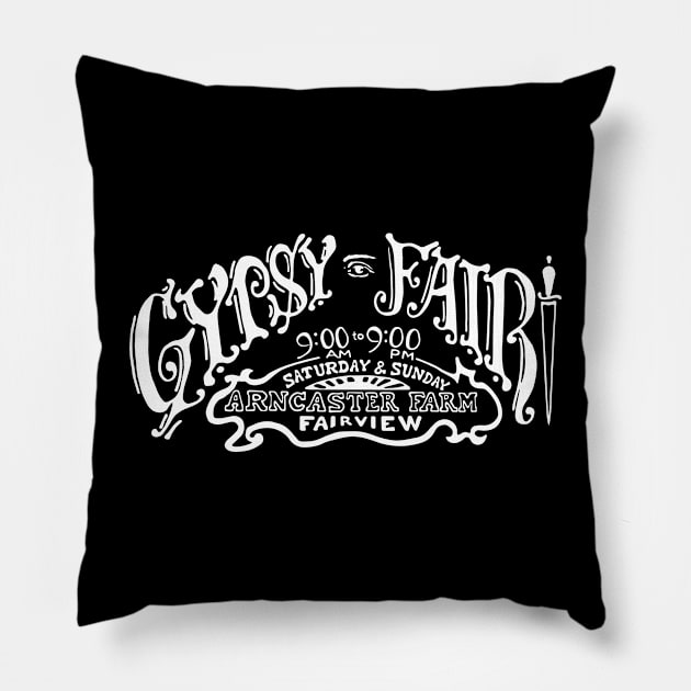 Gypsy Fair [Thinner] Pillow by Mid-World Merch