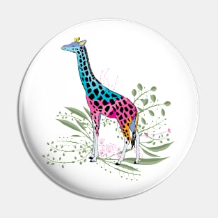 Spring Giraffe Pin