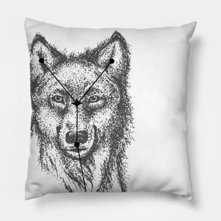 constellation wolf Pillow