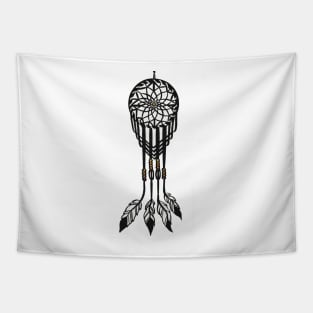 FEATHERED DREAMCATCHER Illustrated Native American Design Tapestry