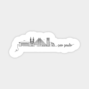 Sao Paulo City Signature Magnet