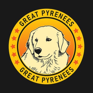 Great Pyrenees Dog Portrait T-Shirt