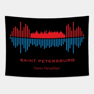 Saint Petersburg Soundwave Tapestry