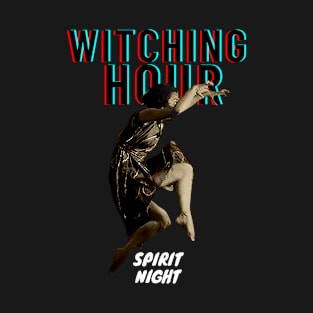 Witching Hour Retro Sipirit Vintage Night T-Shirt