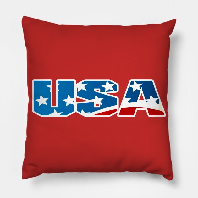 USA Pillow by GLStyleDesigns