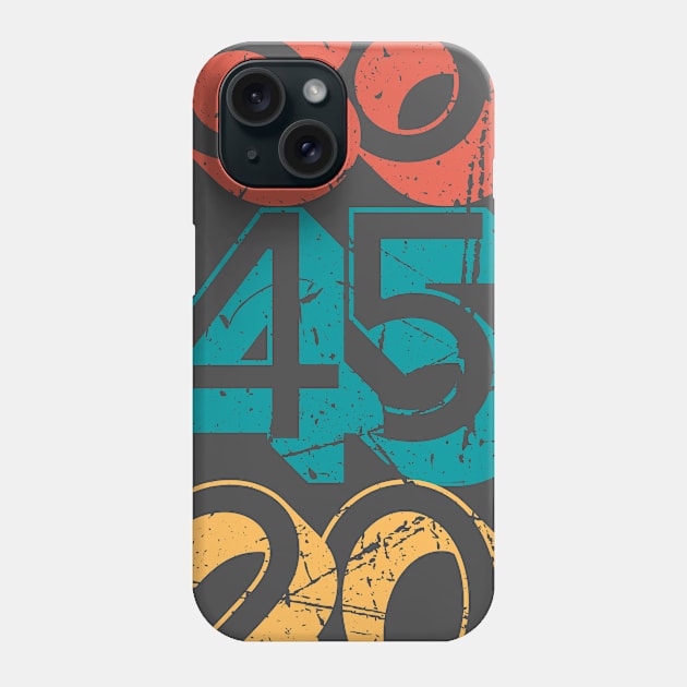 Classic Vintage Style 86 45 20 Anti Trump Phone Case by Just Me Store