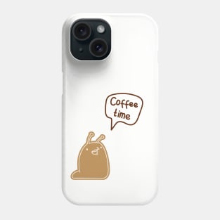 COFFEE TIME. With The Coffee Time Slug Phone Case