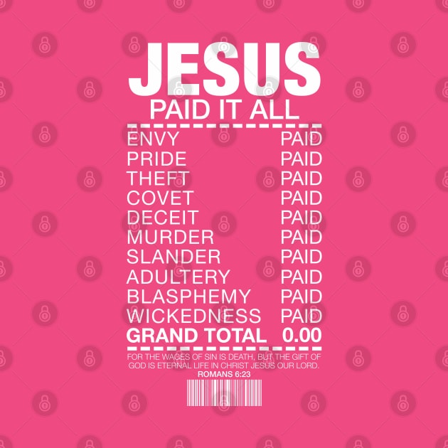 Jesus Paid It All by Plushism