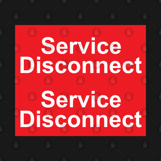 Electric Service Disconnect Sticker by MVdirector