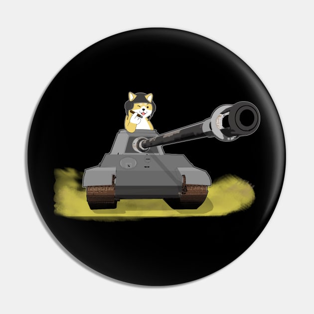 Doge Tanker With Cigar Pin by Underground Cargo