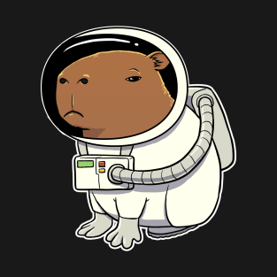 Capybara Astronaut T-Shirt