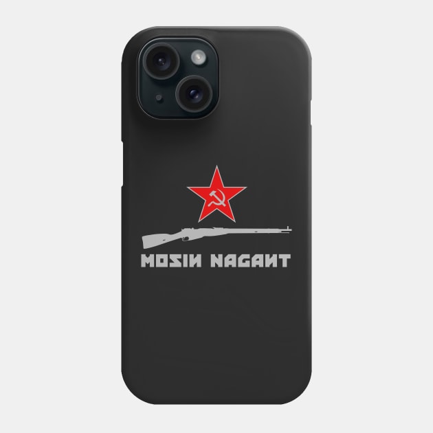 Mosin Nagant Rifle Lover Phone Case by Runesilver