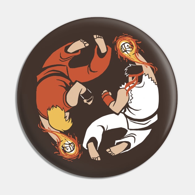 Super Yin Yang Pin by drawsgood