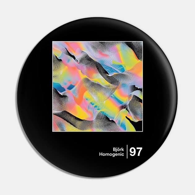 Homogenic - Minimal Style Graphic Design Pin by saudade